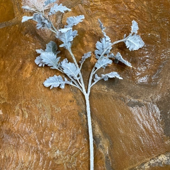 Anthropologie Terrain Velvet Faux Dusty Miller Stem - Picture 9 of 9